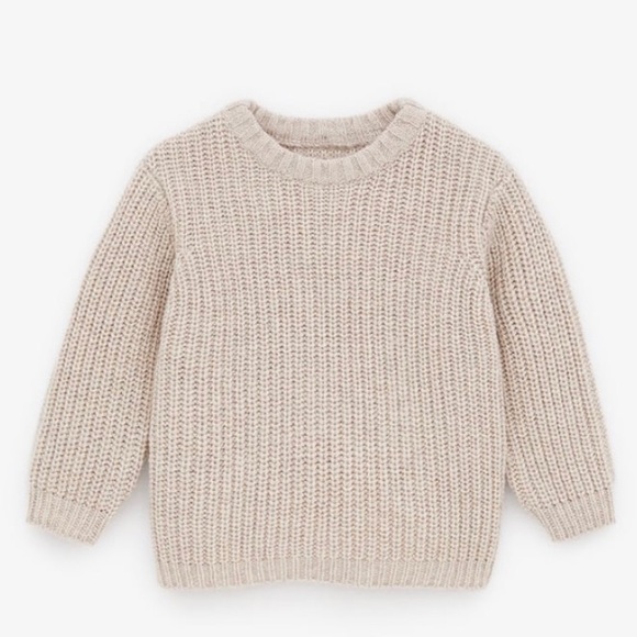 Zara Other - Zara Beige Oatmeal Color Knit Sweater Size 6-9 Mos